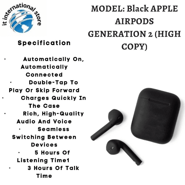 Black Apple Airpods